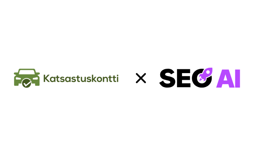 Logo's of Katsastuskontti and SEO AI