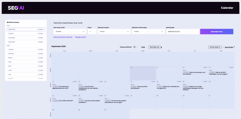 WP SEO AI - Topical Map