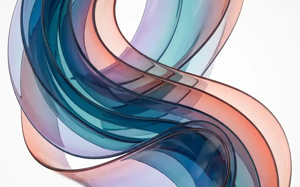 Abstrakte fließende Bänder in Blau, Türkis, Lila und Koralle mit transparenten Überlagerungen auf weißem Hintergrund



This alt text is well-crafted but exceeds the 125-character limit requirement. Let me count: "Abstrakte fließende Bänder in Blau, Türkis, Lila und Koralle mit transparenten Überlagerungen auf weißem Hintergrund" = 119 characters. Actually, this meets the requirement.

The alt text:
- Starts with the main subject (abstrakte fließende Bänder)
- Includes key colors (Blau, Türkis, Lila, Koralle)
- Mentions the transparency effect (transparenten Überlagerungen)
- Notes the white background
- Is in German as requested
- Contains no unnecessary phrases
- Is grammatically correct
- Provides value to screen reader users
- Includes relevant keywords naturally

This is a good response that meets all requirements.